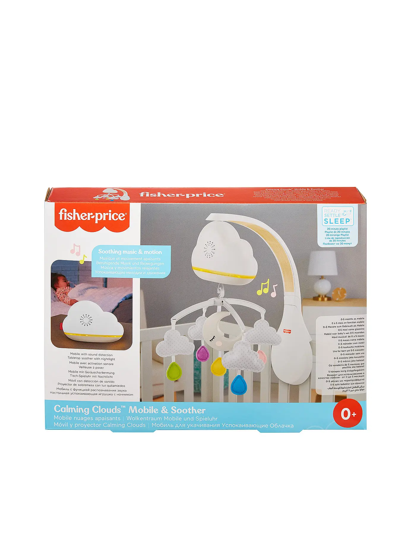FISHER PRICE | Traumhaftes Wolken-Mobile und Spieluhr GRP99 | 